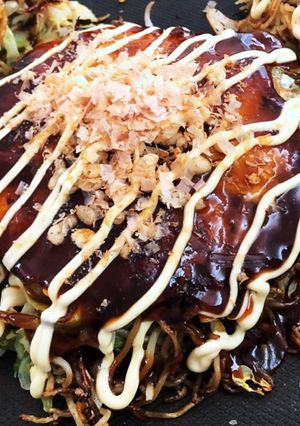 簡単！野菜たっぷり広島風お好み焼き！-レシピのメイン写真