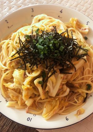 春キャベツとツナの和風ペペロンチーノ-レシピのメイン写真