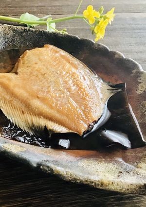 中骨も食べる干しガレイ煮-レシピのメイン写真