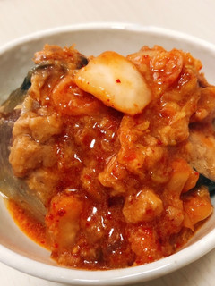 和えるだけ!サバの味噌煮缶とキムチ-レシピのメイン写真