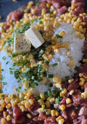 ホットプレートでビーフペッパーライス風-レシピのメイン写真