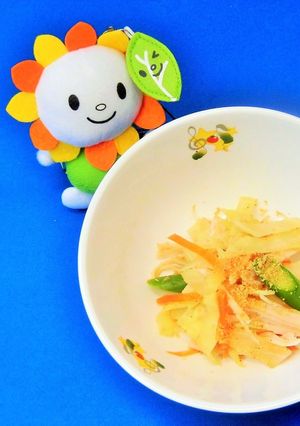 アスパラとささみのごまあえ★尾張旭市-レシピのメイン写真