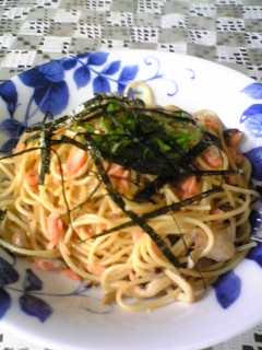 鮭としめじの和風パスタ-レシピのメイン写真