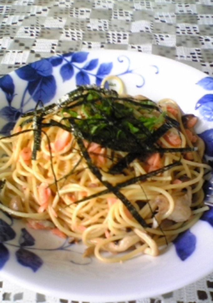 鮭としめじの和風パスタ-レシピのメイン写真