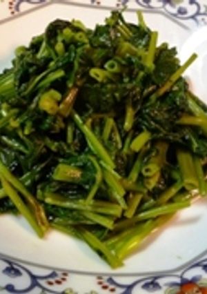 空芯菜は塩だけで~♫♬♫-レシピのメイン写真