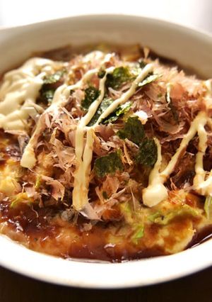レンジで作る☆豆腐でたこ焼き×お好み焼き-レシピのメイン写真