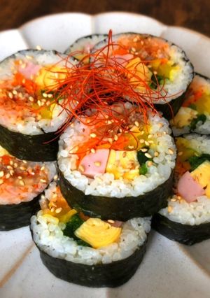 我が家流♪めちゃうま韓国風海苔巻き-レシピのメイン写真