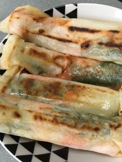 揚げない☆たらこと山芋の大葉チーズ春巻-レシピのメイン写真