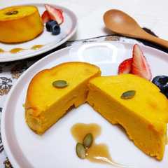 รูปของ かぼちゃのなめらか♥ケーキプディング