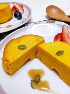 かぼちゃのなめらか♥ケーキプディング-レシピのメイン写真