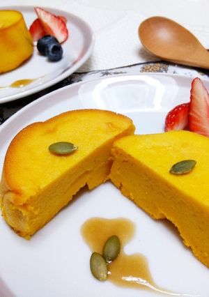 かぼちゃのなめらか♥ケーキプディング-レシピのメイン写真