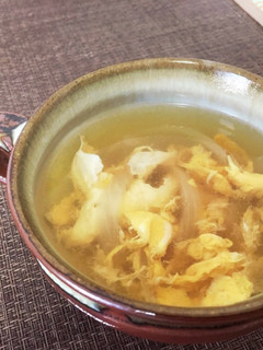 超簡単!卵スープ✨半分余るたまねぎ消費!-レシピのメイン写真