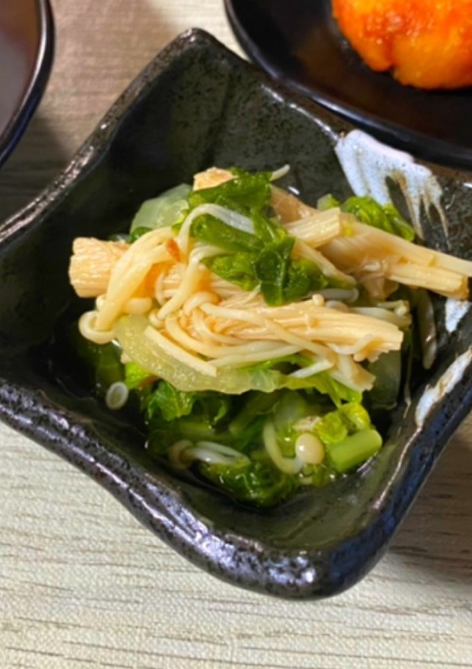 簡単！白菜とえのきの蒸し煮-レシピのメイン写真