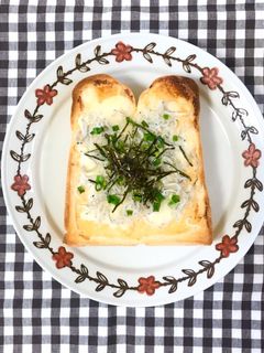 5分でできる!しらすの明太マヨトースト-レシピのメイン写真