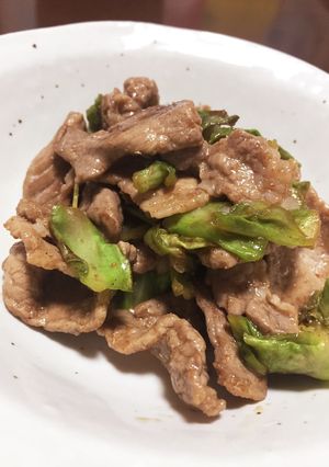 辛いけど美味しい!キャベツと豚肉の炒め物-レシピのメイン写真