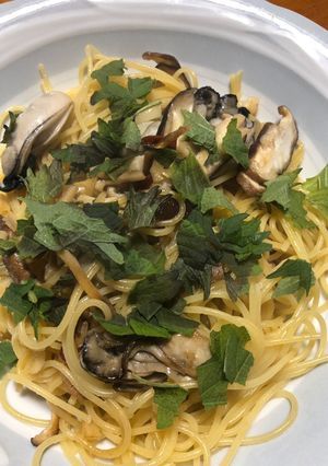 牡蠣と大葉のパスタ-レシピのメイン写真