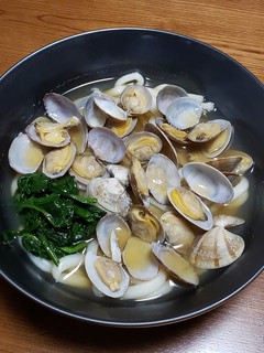 ダシが旨い!アサリうどん-レシピのメイン写真