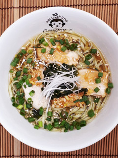 茹で鶏のネギソース猿麺(乾麺)-レシピのメイン写真