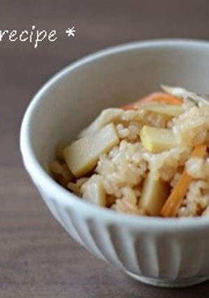 タケノコと舞茸の炊き込みご飯-レシピのメイン写真