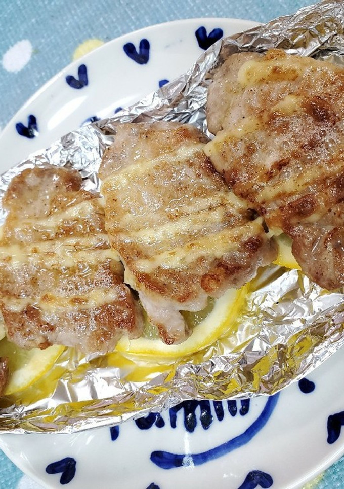 とても簡単！豚ヒレ肉のレモン焼き♪-レシピのメイン写真