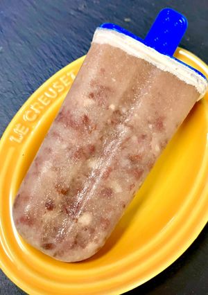 糖質オフ☆小豆アイスキャンデー♪-レシピのメイン写真