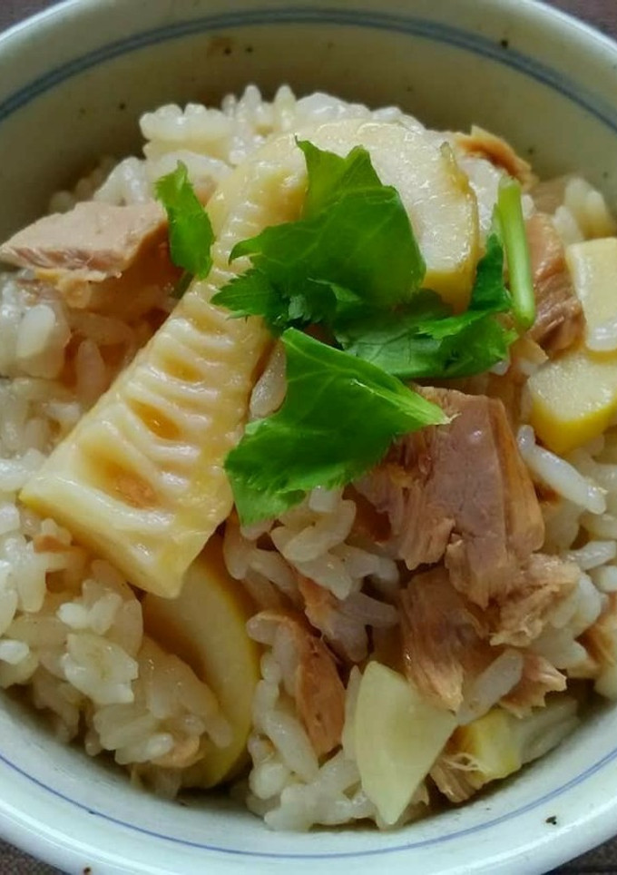 タケノコとツナ缶の炊き込みご飯-レシピのメイン写真