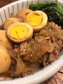 卵と豚肉の甘辛煮-レシピのメイン写真