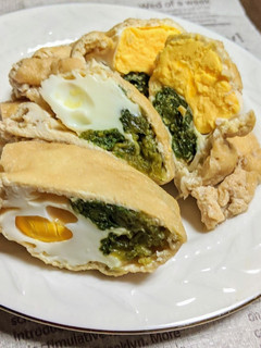 卵とほうれん草の巾着-レシピのメイン写真