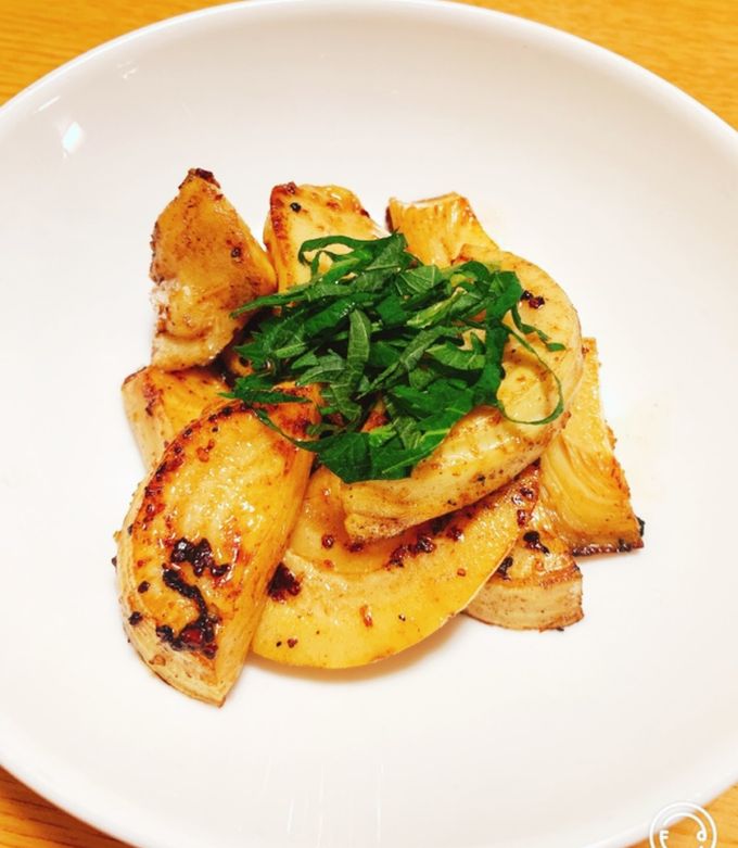 たけのこのにんにくバター醤油炒め by さわまみぃ 【クックパッド