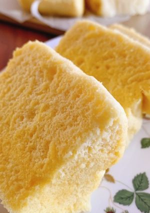 バニラたまご蒸しケーキ(QC無水鍋使用)-レシピのメイン写真