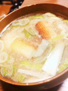 焼きネギの味噌汁-レシピのメイン写真
