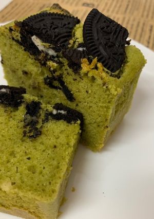 抹茶×オレオの米粉パウンドケーキ-レシピのメイン写真