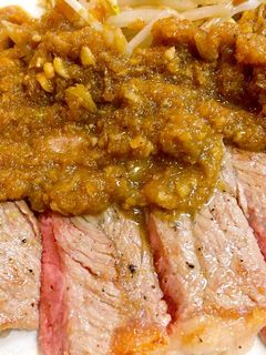 安い牛肉で♪おはしで食べる柔らかステーキ-レシピのメイン写真