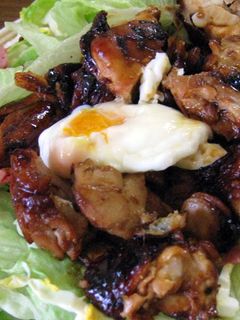 照り焼きチキンサラダ-レシピのメイン写真