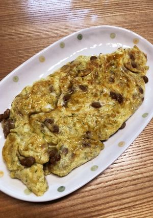 簡単シンプル★納豆オムレツ-レシピのメイン写真