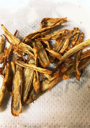 ゴボウの揚げ焼きチップス-レシピのメイン写真