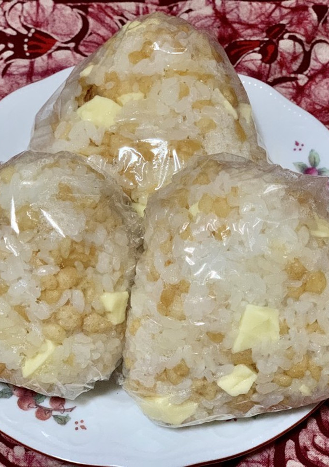 チーズと揚げ玉のおにぎり-レシピのメイン写真