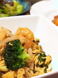 簡単おかず*えびと野菜のたまご炒め*-レシピのメイン写真