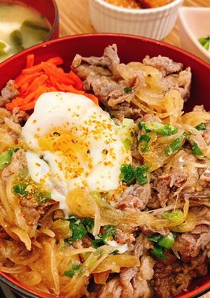 冷凍常備菜☆牛丼(レンジ仕上げ)-レシピのメイン写真