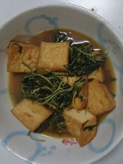 水菜と厚揚げの煮浸し-レシピのメイン写真