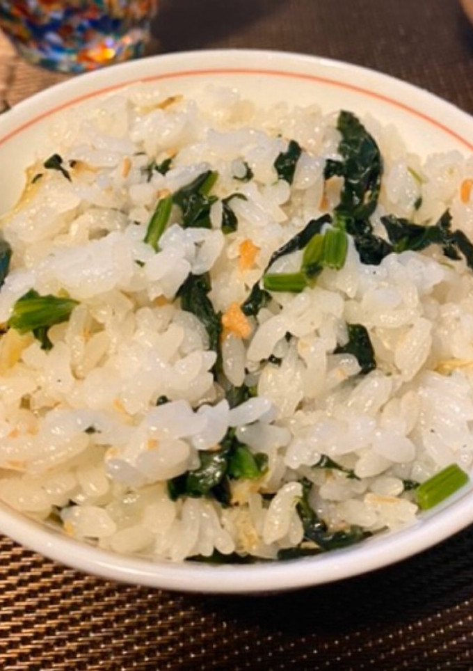 ほうれん草、鮭と海老の混ぜご飯のもと-レシピのメイン写真