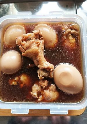 鶏手羽元と卵の簡単煮込み(^ー^)-レシピのメイン写真