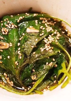 胡麻とニンニクの大葉漬け、やみつき大葉-レシピのメイン写真