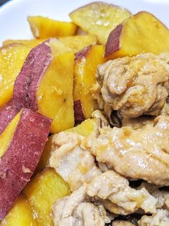 豚肉とさつま芋の甘辛煮-レシピのメイン写真