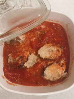 鯖とトマトの煮物-レシピのメイン写真