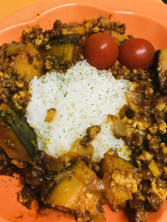 ペースト活用●鶏カボチャのキーマカレー-レシピのメイン写真