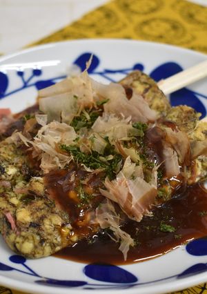 屋台風！あかもくのヘルシーはしまき-レシピのメイン写真