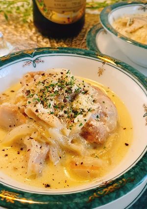 【逸品】チキンのガーリックチーズミルク煮-レシピのメイン写真
