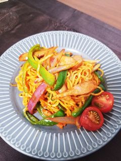 ナポリタンそば-レシピのメイン写真