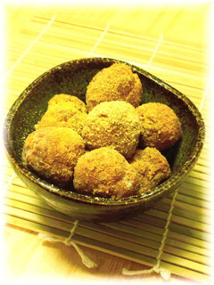美肌おやつ❤黒糖きな粉の豆腐しらたま♪-レシピのメイン写真